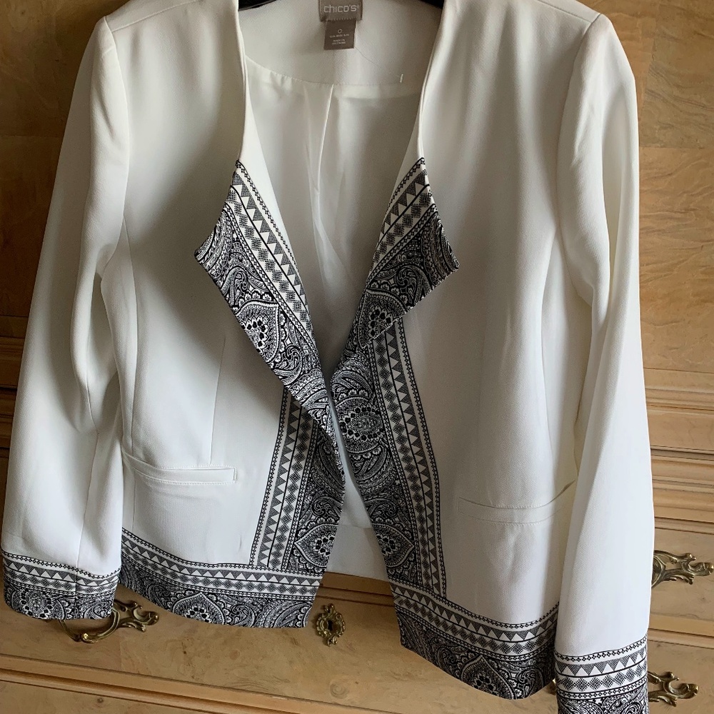 Dressy Black trimmed jacket